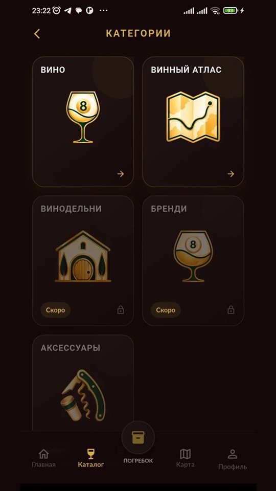 Разделы WinePool